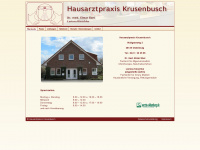hausarztpraxis-krusenbusch.de Webseite Vorschau