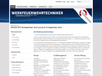 werkfeuerwehrtechniker.de Webseite Vorschau