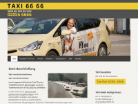 taxi6666.de Webseite Vorschau