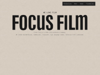 focusfilm.ch Webseite Vorschau