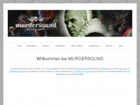 murdersound.com Webseite Vorschau