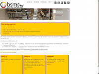 bsms.be Webseite Vorschau