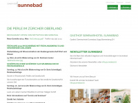 sunnebad.ch Webseite Vorschau