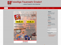 feuerwehr-ensdorf.com Webseite Vorschau