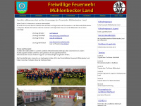 feuerwehr-muehlenbeckerland.de Webseite Vorschau