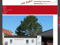 feuerwehr-ebenhausen.de Webseite Vorschau