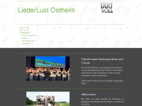 liederlust.de Webseite Vorschau