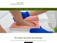 orthopaedie-gehrmann.de Webseite Vorschau