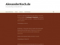 alexanderkoch.de Webseite Vorschau