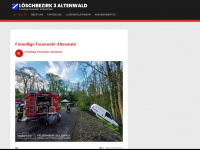 feuerwehr-altenwald.de Webseite Vorschau