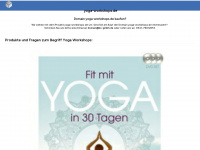 yoga-workshops.de Webseite Vorschau