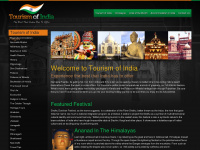 tourismofindia.com Webseite Vorschau