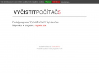 vycistit.cz Webseite Vorschau