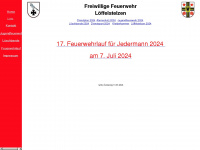 ffw-loeffelstelzen.de Webseite Vorschau
