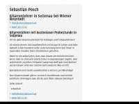 sebastianposch.at Webseite Vorschau
