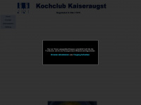 kochclub-kaiseraugst.ch Webseite Vorschau