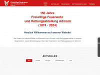 feuerwehr-admont.at Webseite Vorschau