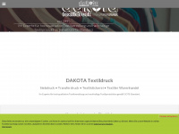 dakota-textildruck.org Webseite Vorschau