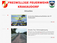 ff-krakaudorf.at Webseite Vorschau