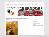 feuerwehr-berndorf.at Webseite Vorschau