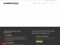 baldoni.ch Webseite Vorschau