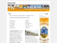 fahnen-neff.de Webseite Vorschau