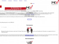 mkv-consult.de Webseite Vorschau