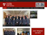feuerwehr-landshut.de Webseite Vorschau