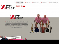 zwoa-zirler.at Webseite Vorschau