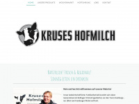 kruses-hofmilch.de Webseite Vorschau