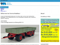 veroma-modellbau.eu Webseite Vorschau
