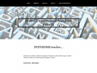 pfiffige-werbung.de Webseite Vorschau