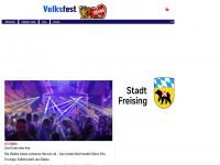 volksfest-freising.de Webseite Vorschau