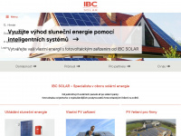 ibc-solar.cz Webseite Vorschau