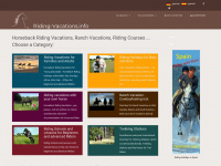 riding-vacations.info Webseite Vorschau