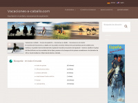 vacaciones-a-caballo.com Webseite Vorschau