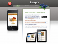 rezepte-app.de Webseite Vorschau