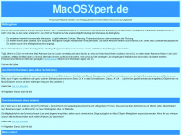 macosxpert.de Webseite Vorschau