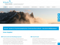 klinikteufen.ch Webseite Vorschau