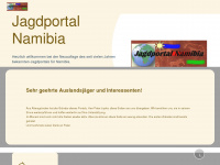 jagdportal-namibia.eu Webseite Vorschau