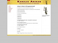 kanzlei-arikan.de Webseite Vorschau