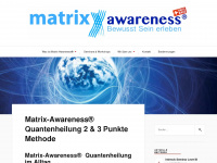 matrix-awareness.ch Webseite Vorschau