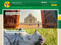 indien-discover.de Webseite Vorschau