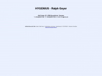 hygenius.de Webseite Vorschau