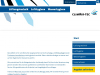 climair-tec.de Webseite Vorschau