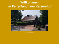 ferienlandhaus-kaisershof.de Webseite Vorschau