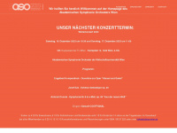 aso-wien.at Webseite Vorschau