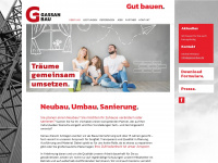 gassanbau.de Webseite Vorschau