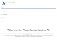 wasmu.ch Webseite Vorschau