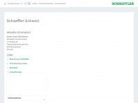 schaeffler.ch Webseite Vorschau